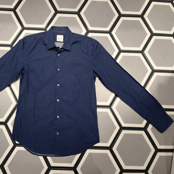 Paul Smith Navy Blue Men's Shirt - Picture 5 of 5